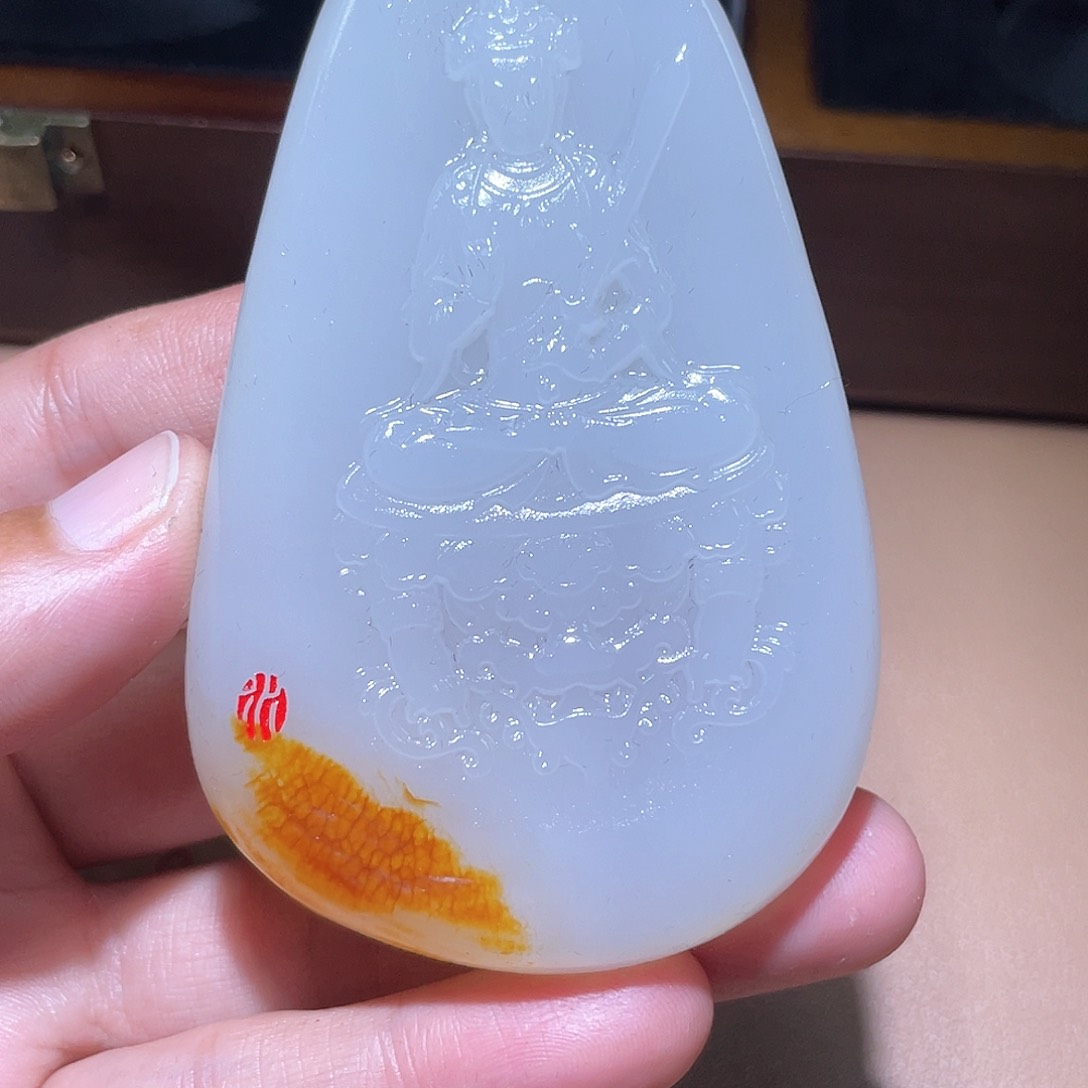 和田玉颈饰未镶嵌A7 