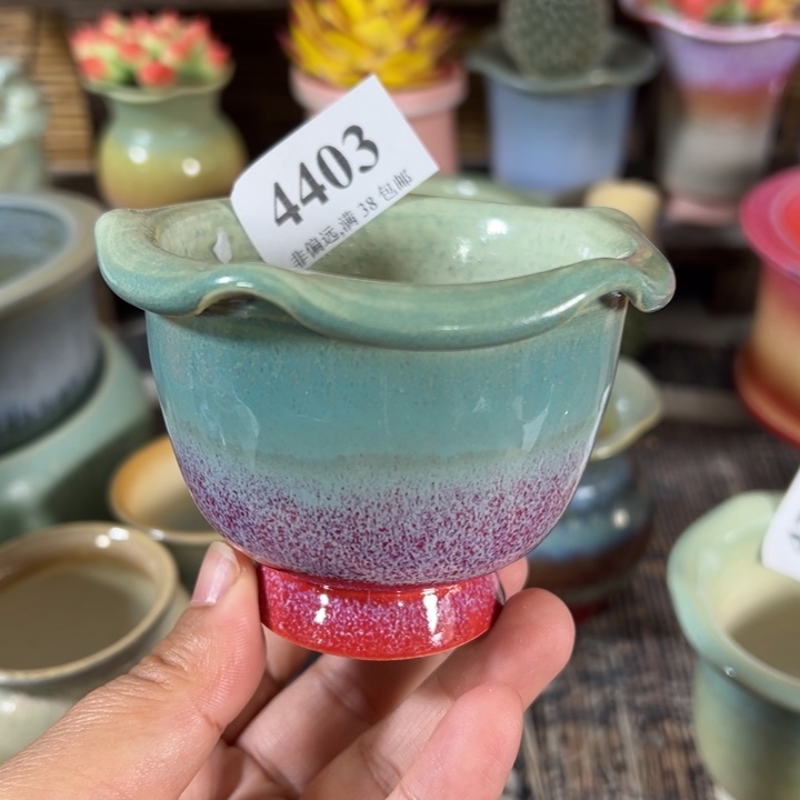 口7高6 手工花盆满30包邮