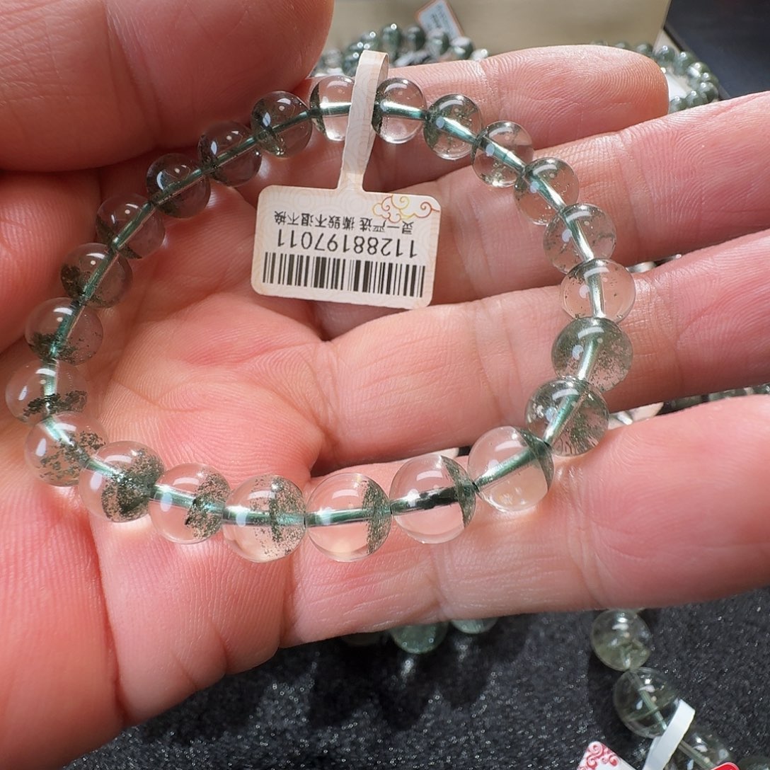 水晶手链未镶嵌阿***猪天然