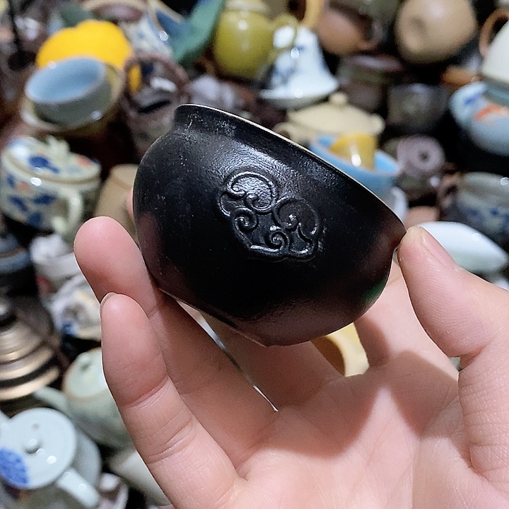 瓷片荷花的一种色彩和颜色一样了……