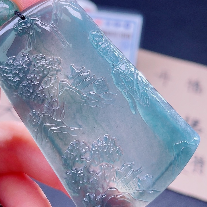 翡翠未镶嵌吊坠(不含链)丨***缘