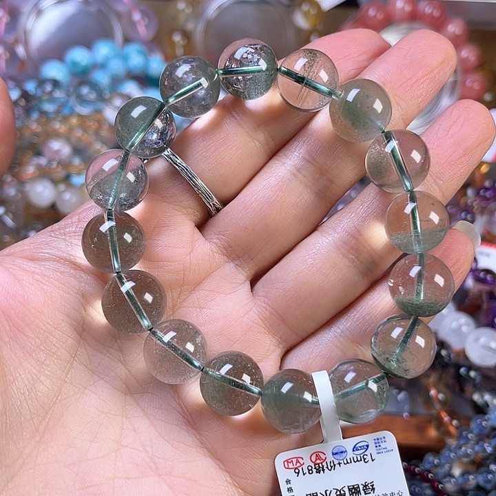 水晶手链未镶嵌绿幽灵