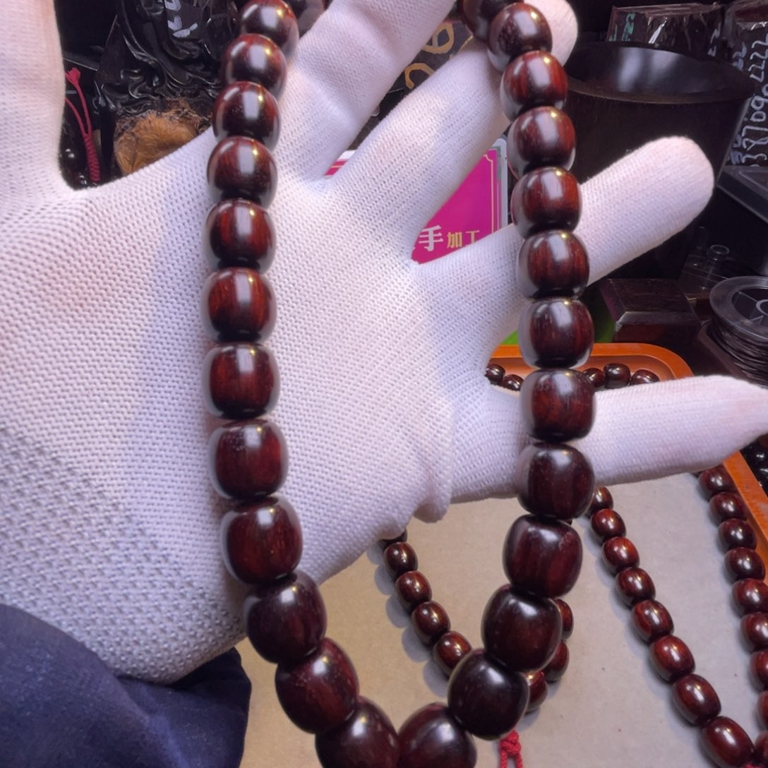 檀香紫檀（小叶紫檀）琴料12.13老型29颗手持