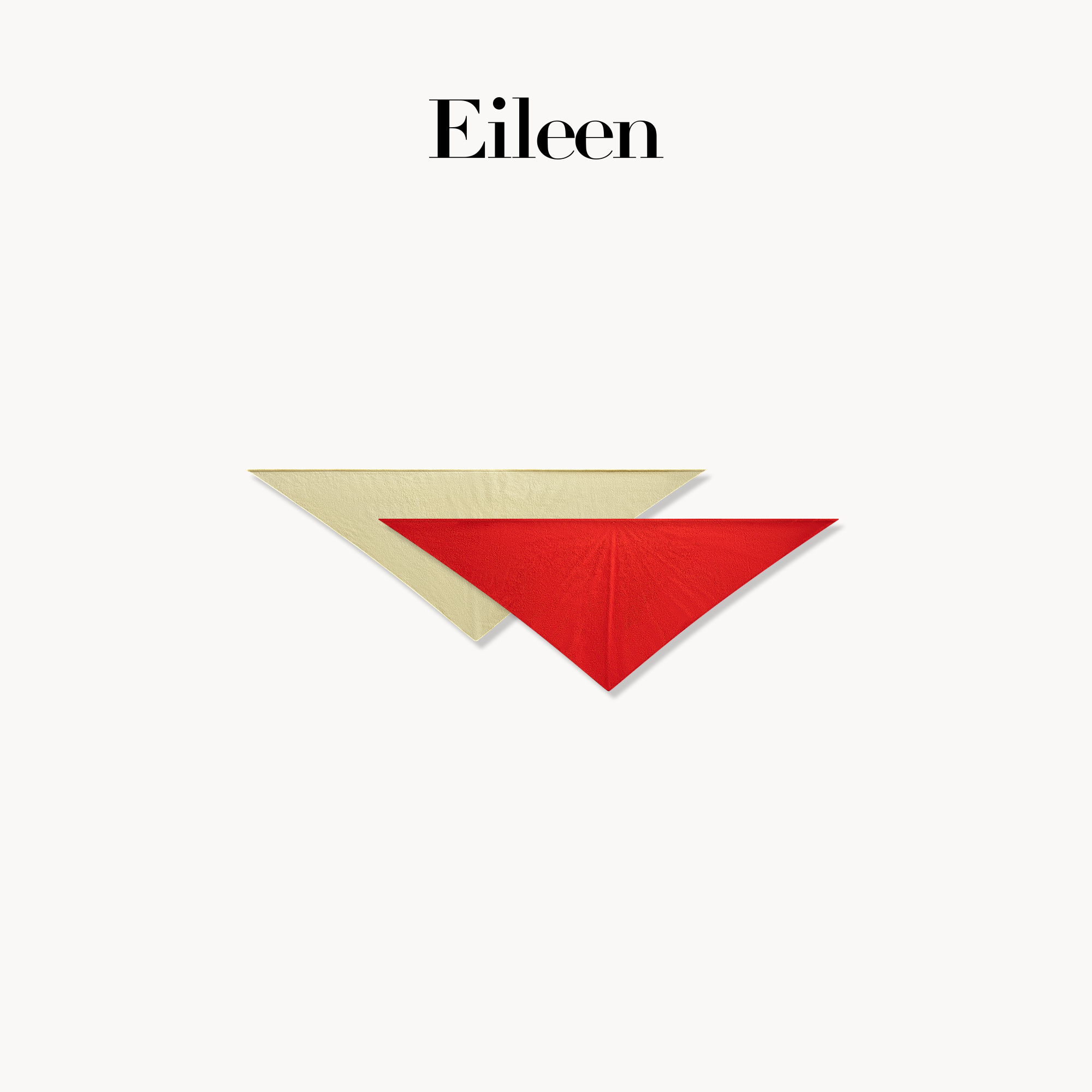 Eileen【绵羊毛三角巾】秋冬必备百搭保暖的一条三角巾 25-EL0006A