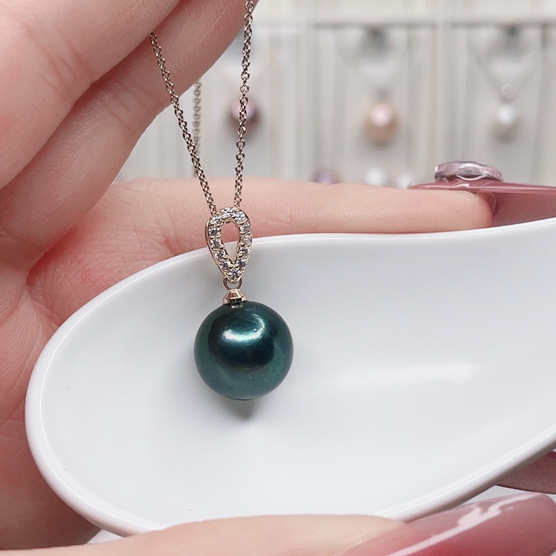 淡水珍珠吊坠(赠链)合金