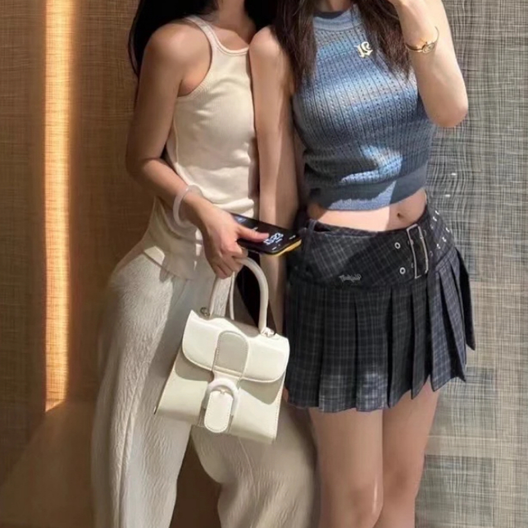 95新 Delvaux/德尔沃 95新-brilliant白雪公主手提包 单肩斜挎包