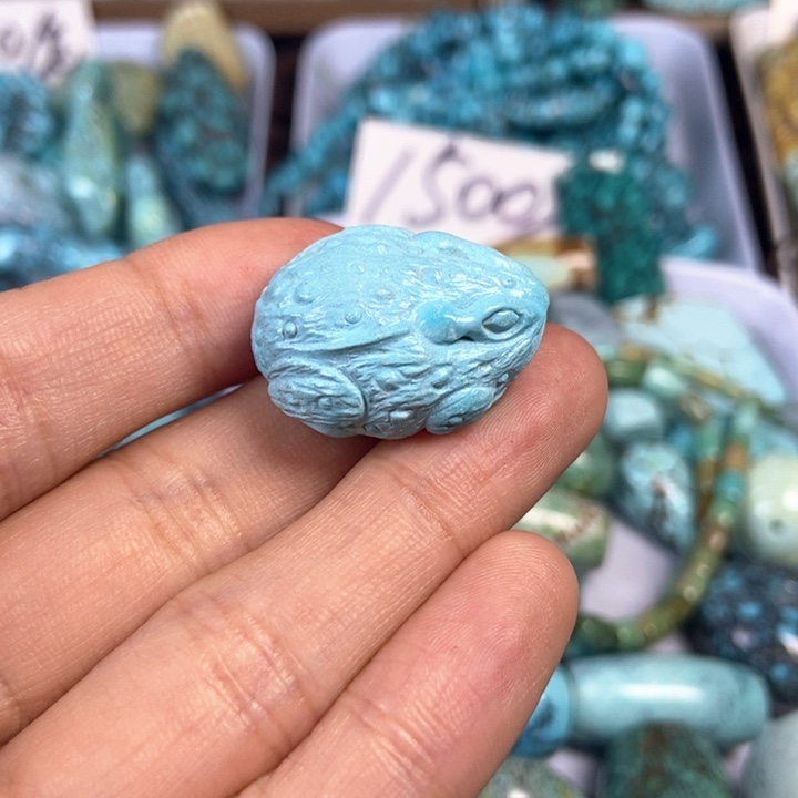 未镶嵌绿松石珠宝奇石