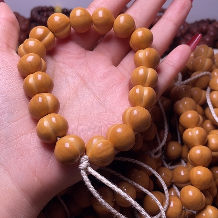 手串猴头核桃16尺寸镜面柯基屁桃手持全品无暇