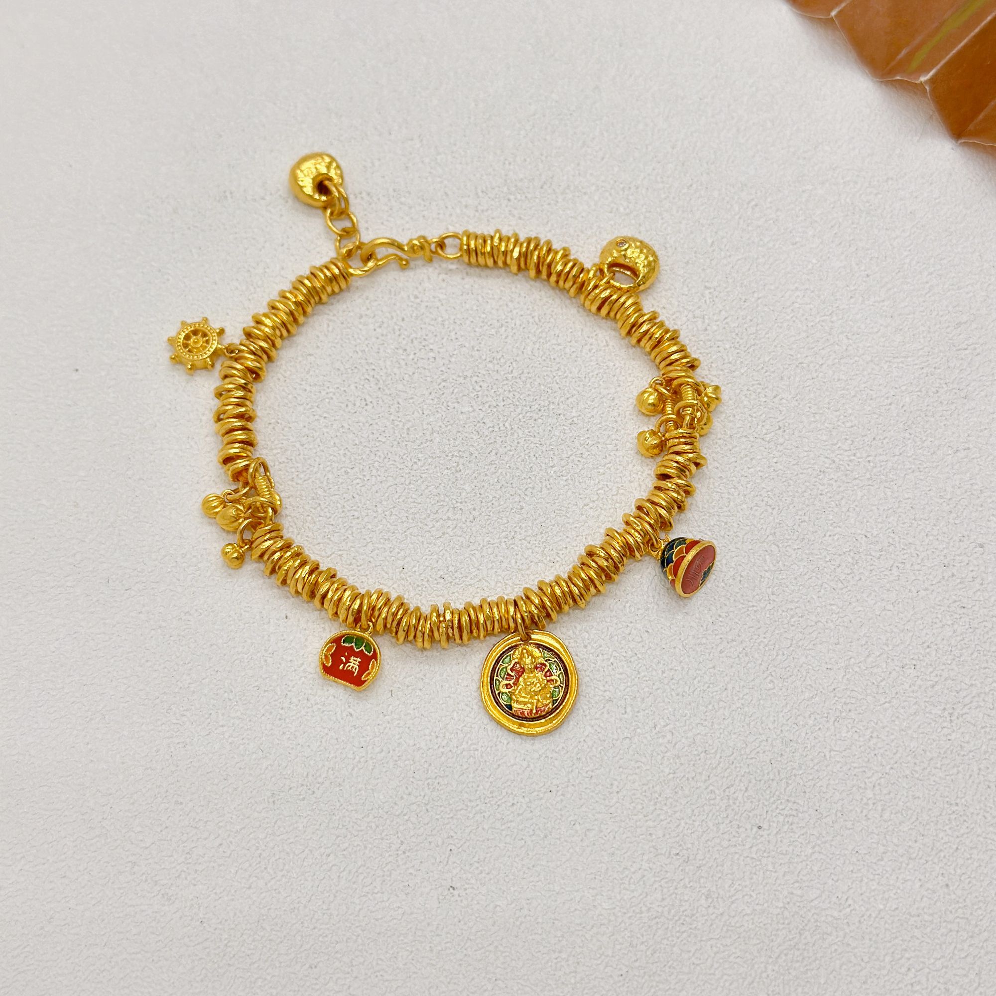 足金999饰品卡4 手链31.47g 长15cm