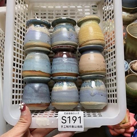 紫砂花盆191微瑕品口径4厘米左右