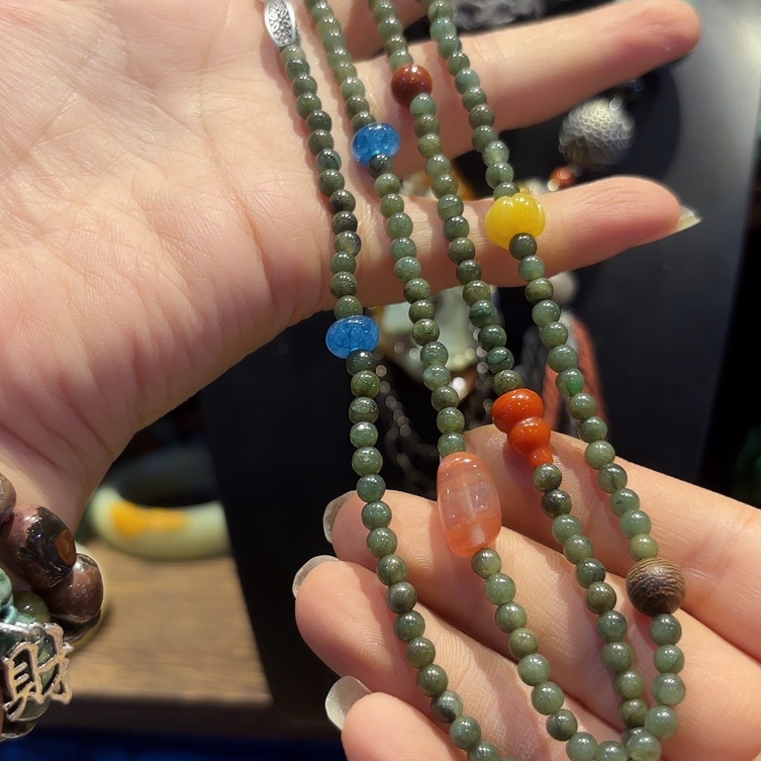 翡翠颈饰未镶嵌原创