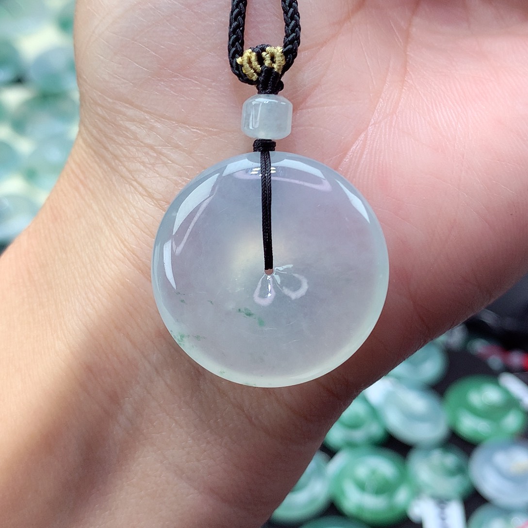 翡翠颈饰未镶嵌尺寸26.7/6.3