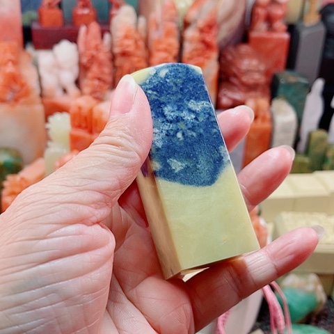 印石青田石青田兰带石