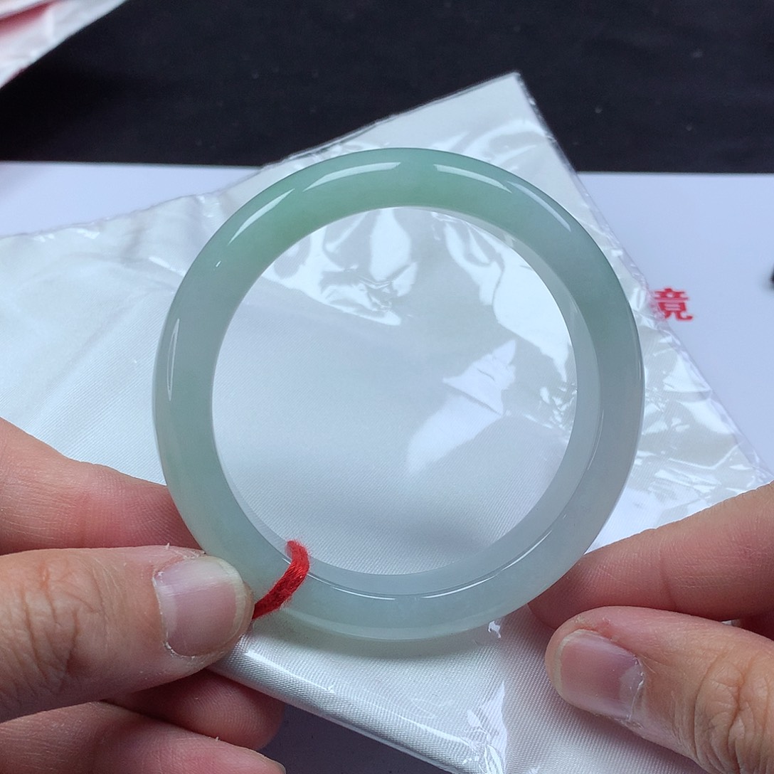 翡翠手镯未镶嵌55正圈