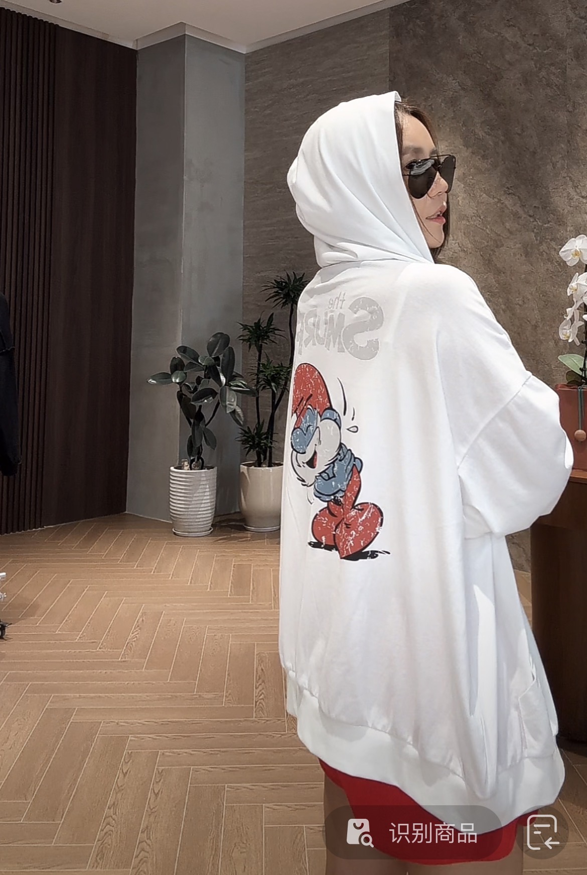 GLMPH-BNFS【开心精灵】简约卡通动漫趣味宽松圆领休闲百搭T恤-448