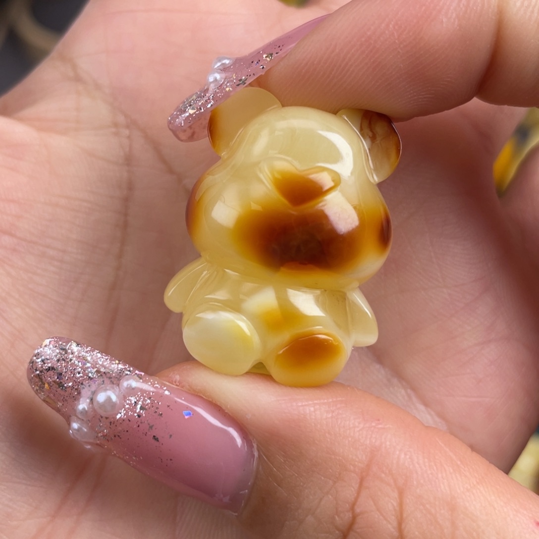 琥珀裸石未镶嵌蜜蜡