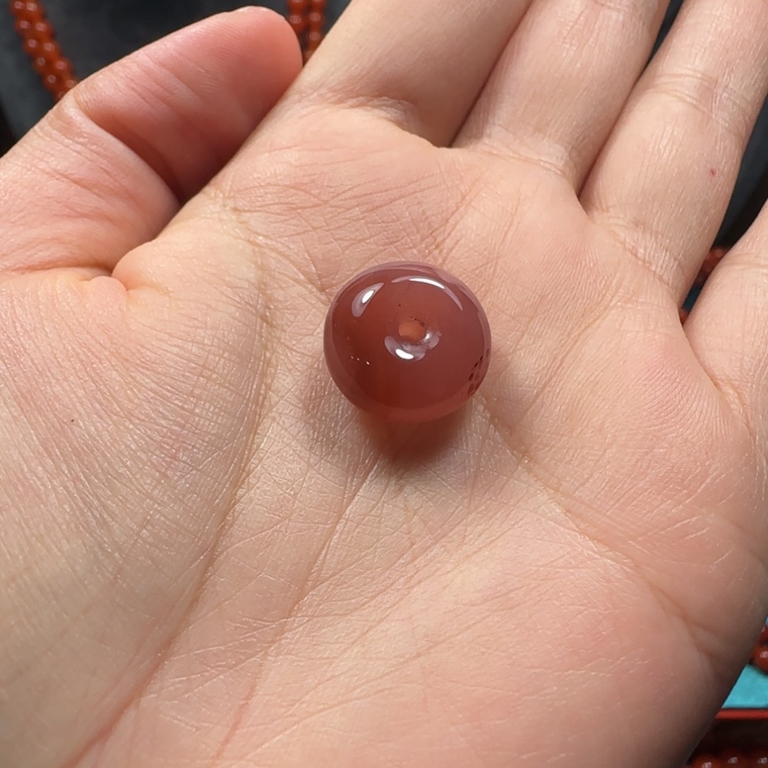 南红玛瑙未镶嵌平安扣