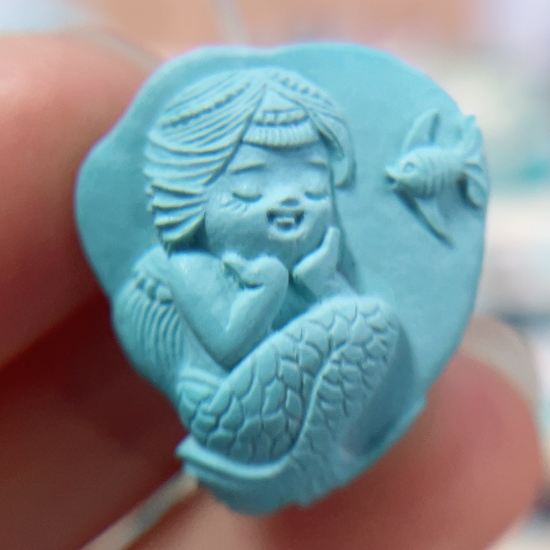 绿松石珠宝奇石未镶嵌