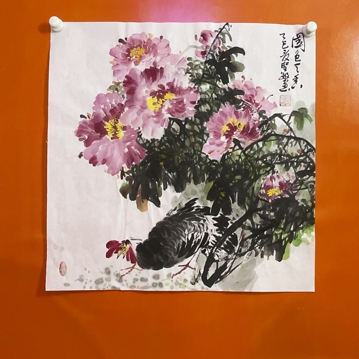 国画张圣敏先生纯手绘作品