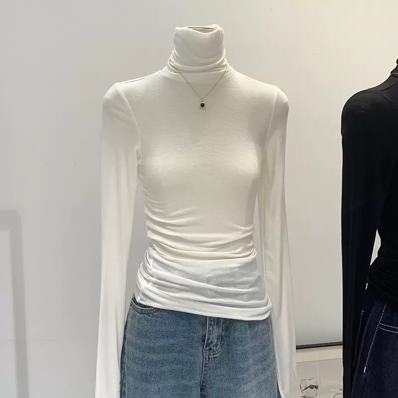 Jane Austin •10组高领长袖抗皱冬季显瘦T恤针织显瘦网红打底衫