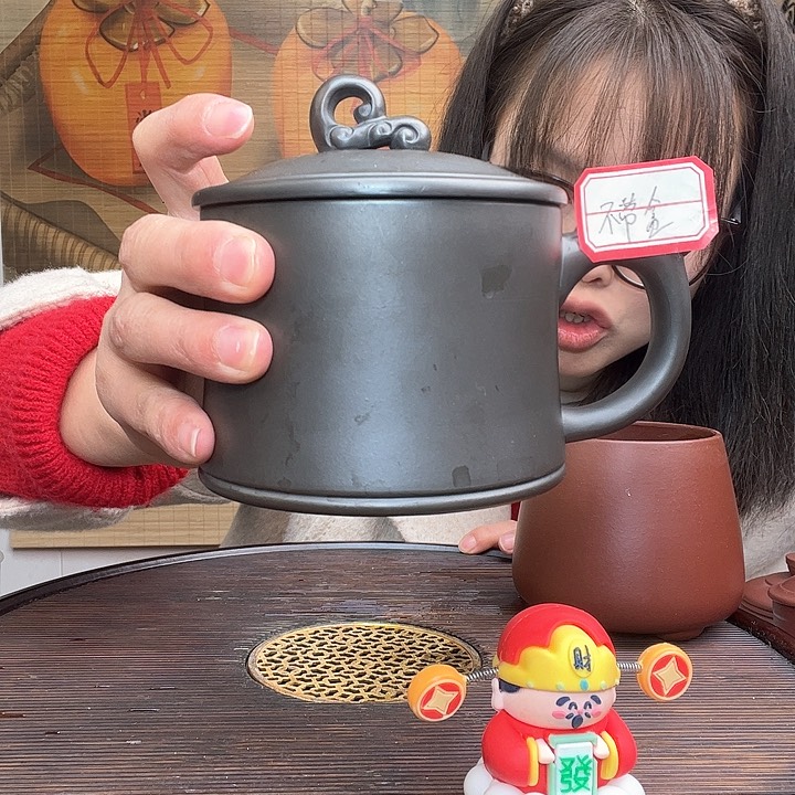 紫砂茶杯原矿紫砂杯