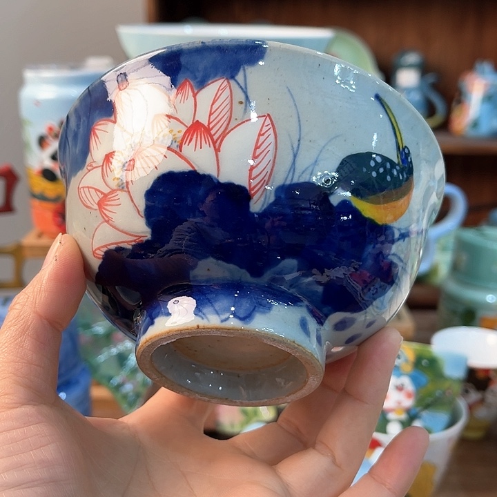 陶景德镇釉下手绘陶瓷 