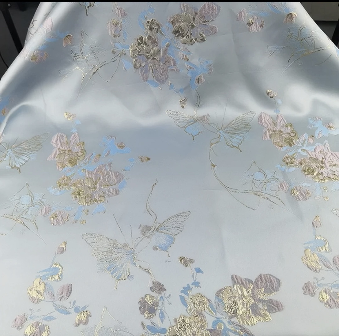 【高货鎏金蓝蝴蝶】加厚冬季高端外套马甲面料