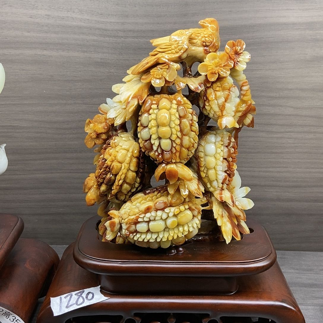 【闪购商品】蛇纹石玉（覆膜）珠宝奇石未镶嵌