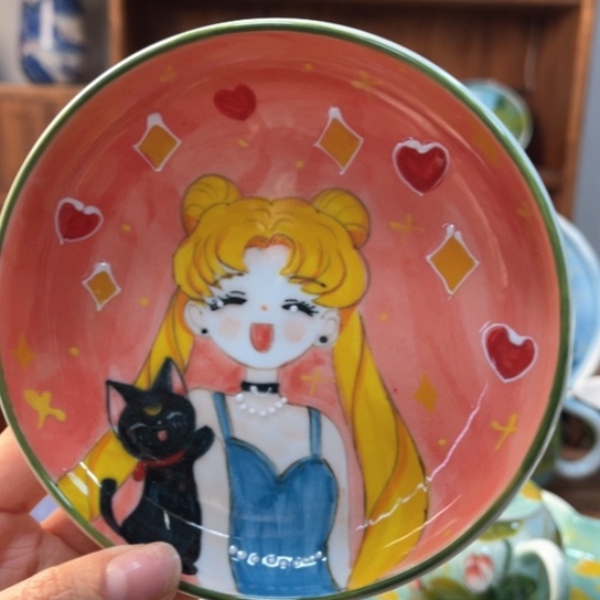 炉景德镇釉下手绘陶瓷 