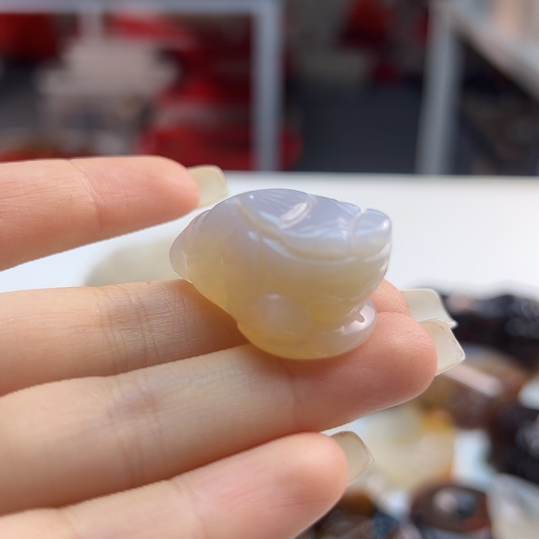 玛瑙/玉髓未镶嵌吊坠(不含链)