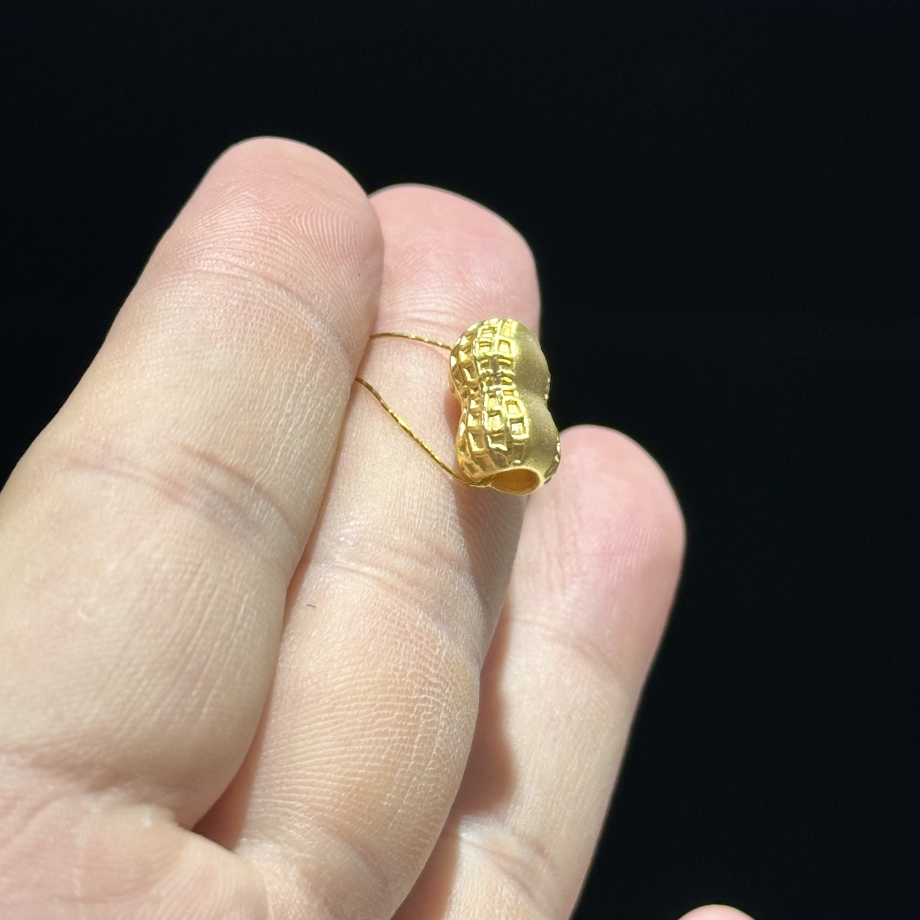 足金999 花生通孔 1.178