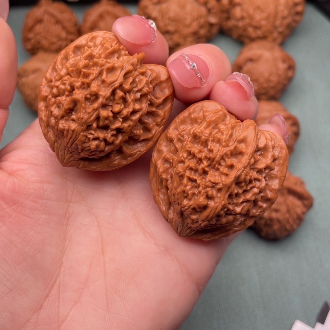 把件文玩核桃全品桃心满天星38