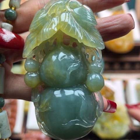 岫玉挂件未镶嵌挂件