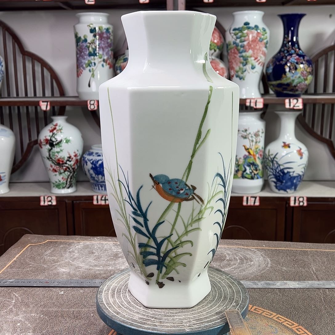 陶摆件景德镇陶瓷6竹