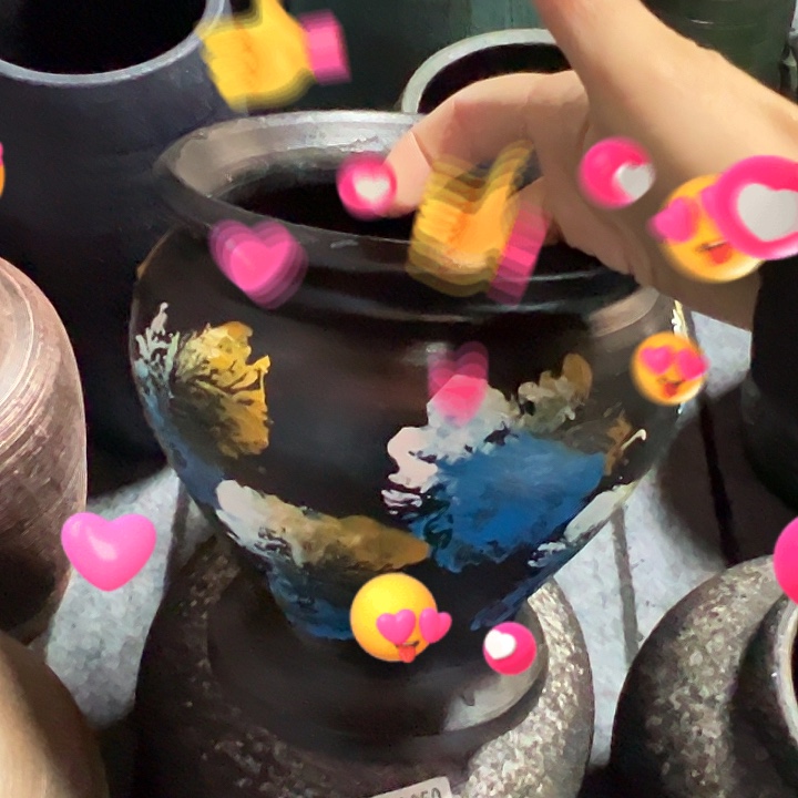 微瑕带孔高19口17带孔