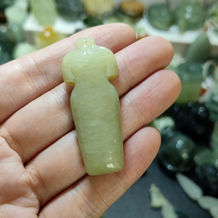 岫玉挂坠款式未镶嵌