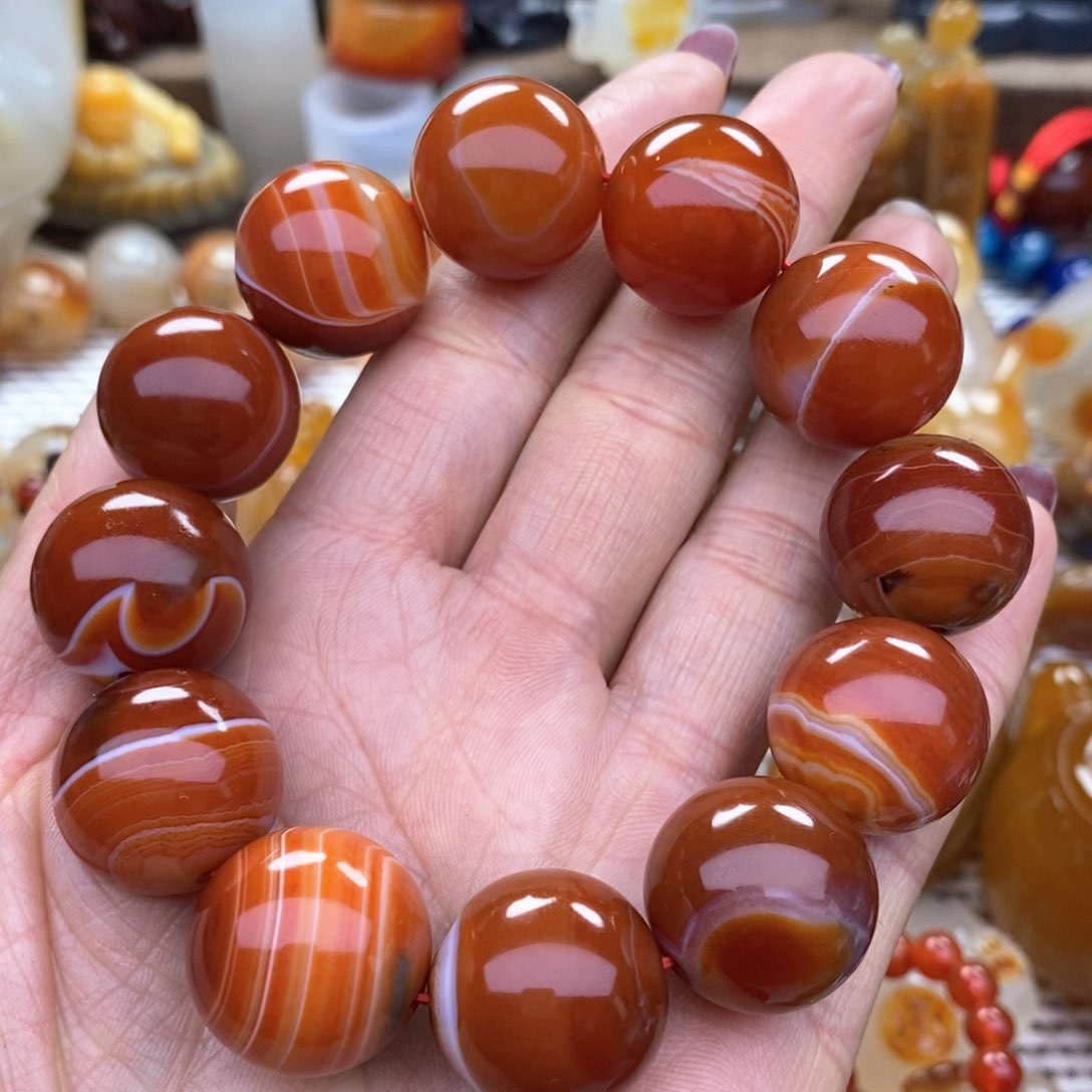 玛瑙/玉髓手串未镶嵌