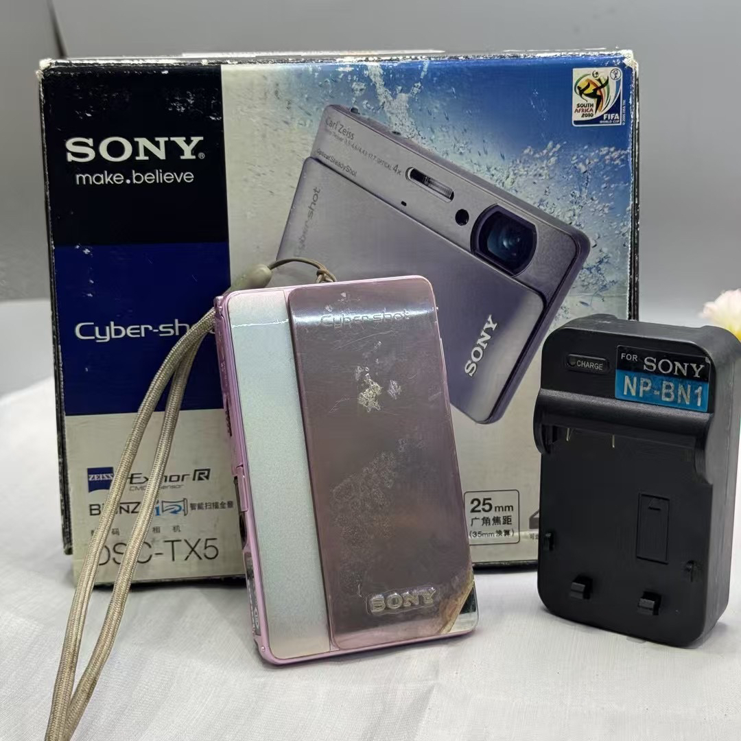 9新 Sony/索尼 索尼tx5 1020万像素 复古氛围感出图 配件齐全无瑕