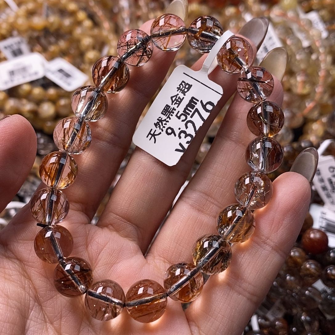 未镶嵌水晶手链水