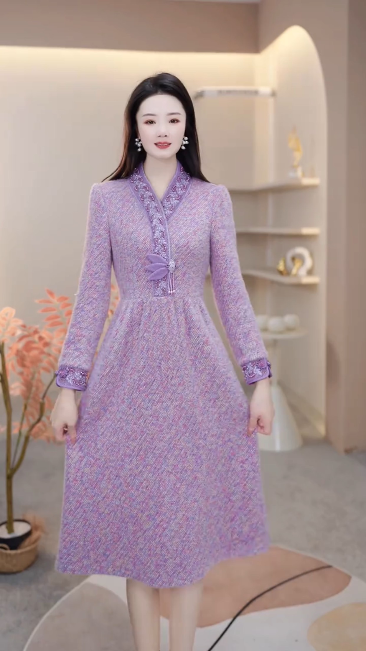 【玥欣服饰】X716 #   2025  新款 显瘦  减龄 新款  连衣裙