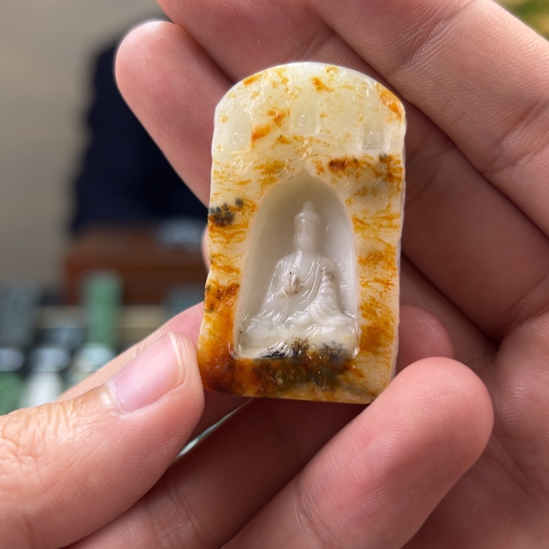 和田玉挂件未镶嵌乐*李