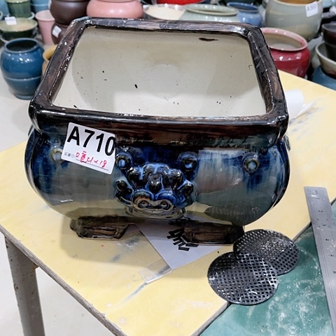 红陶景德镇花盆手工艺品