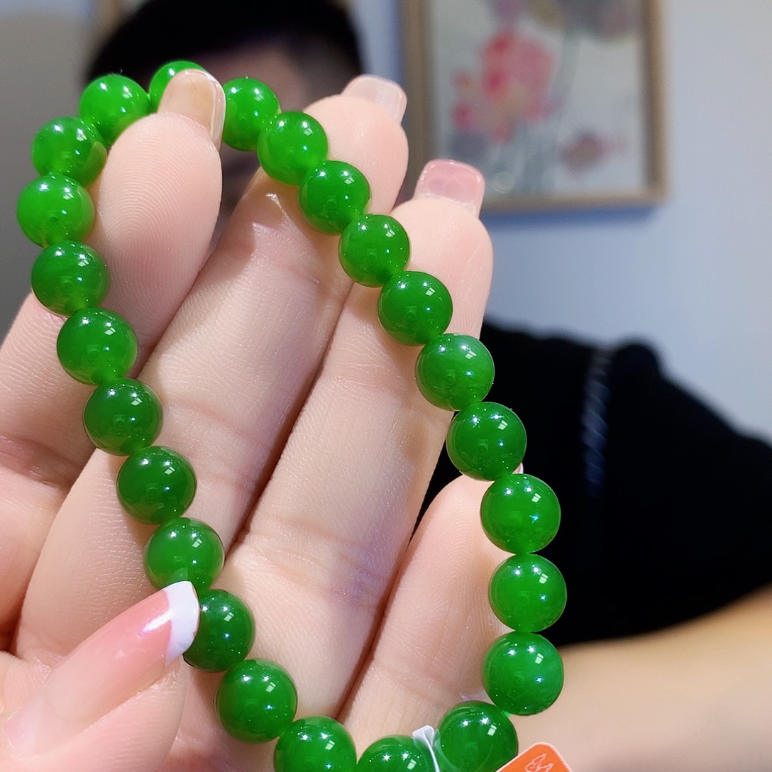 和田玉（碧玉）手链未镶嵌