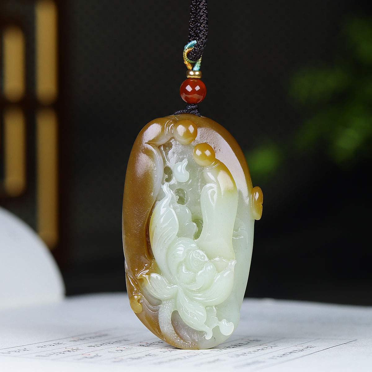 1212171和田玉莲花悟道