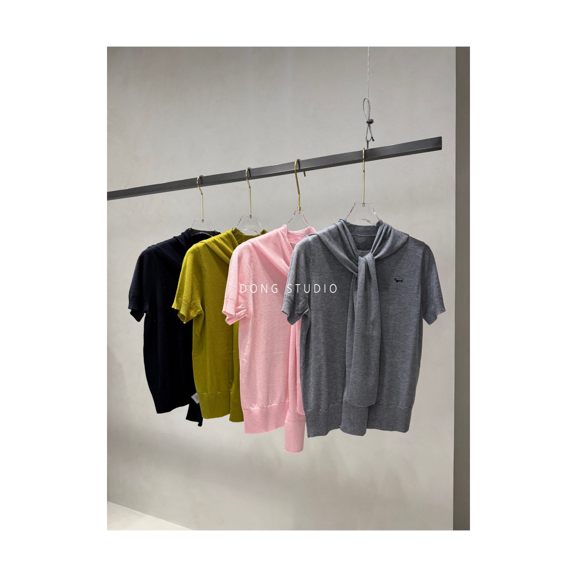 【腊肠狗】26年春季新款（分体）披肩针织衫I8013