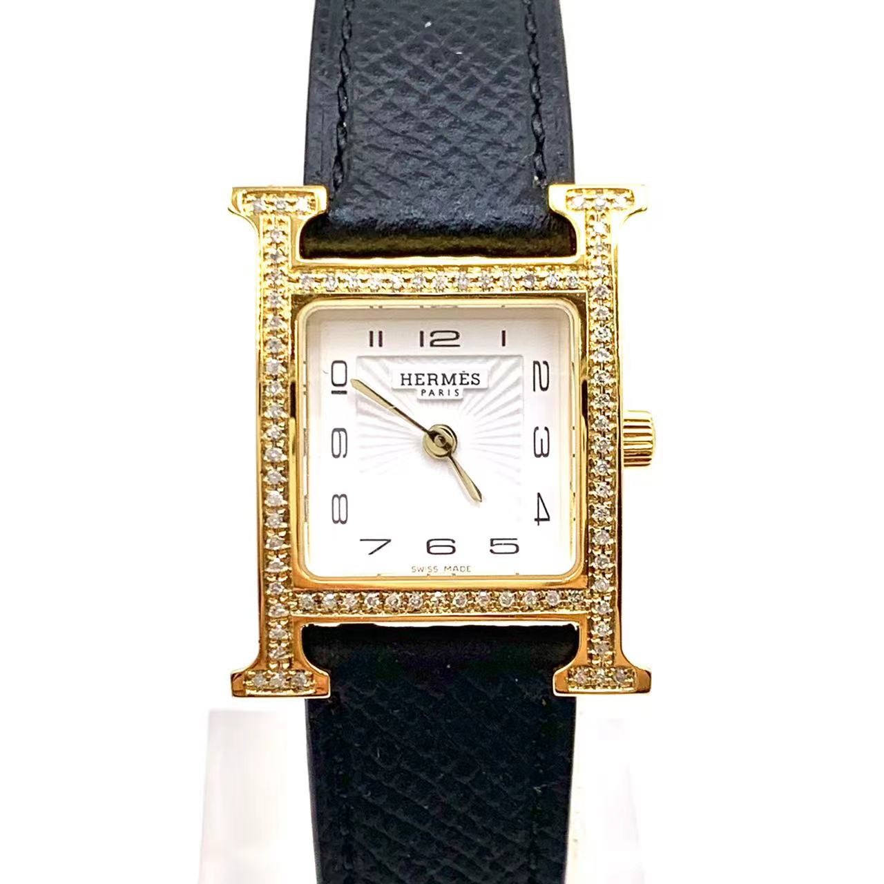 99新 Hermes/爱马仕 H.hour/石英/表径26mm/女表