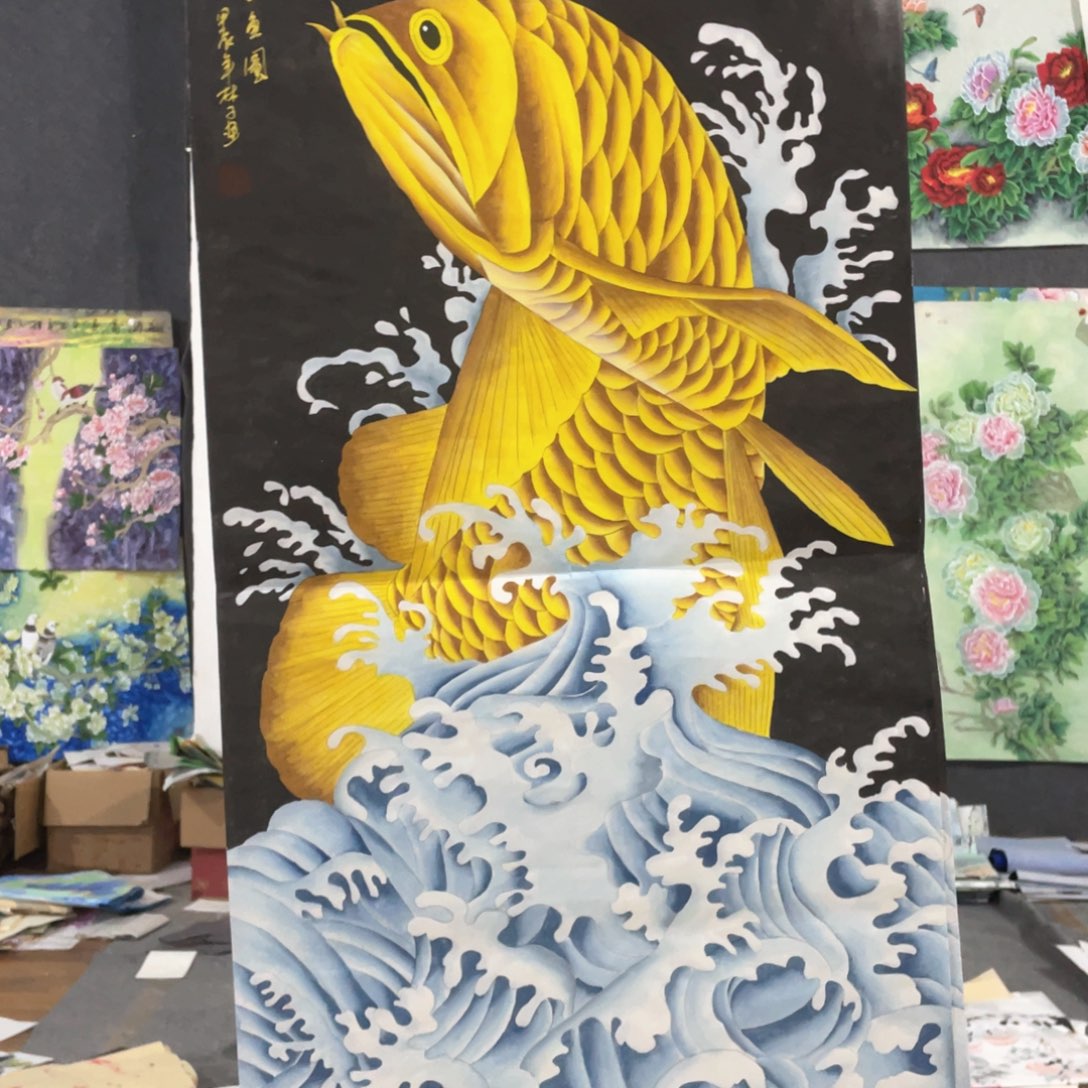 国画国画作品画心一张