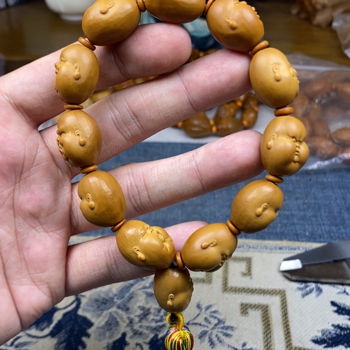 橄榄核手串/手链橄榄核雕工艺手串