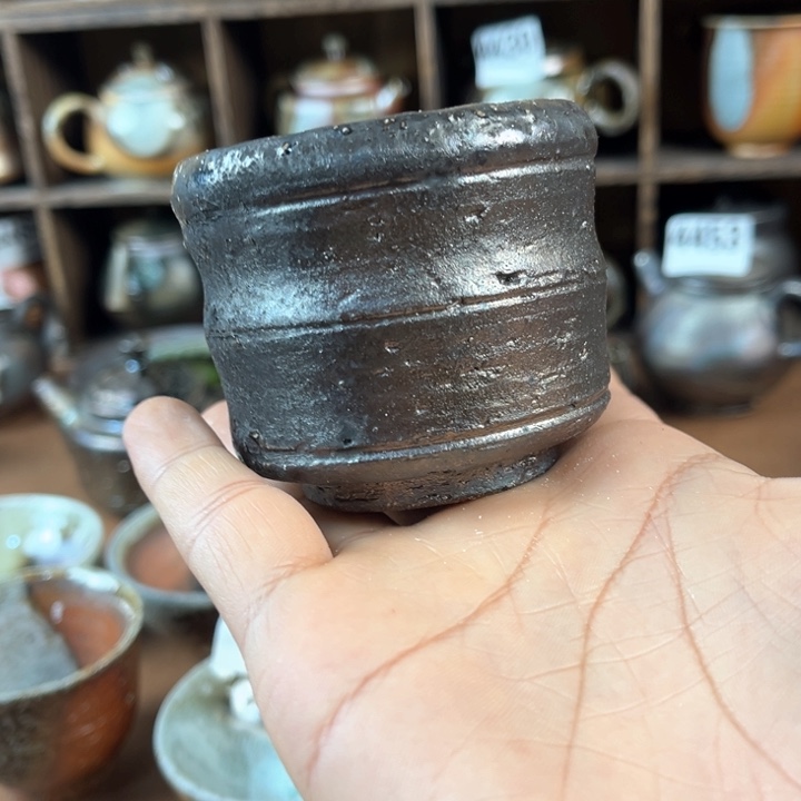 杯柴烧茶器主人杯