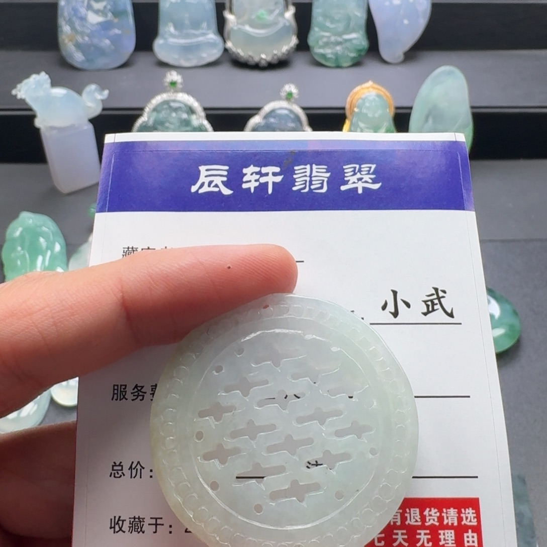 翡翠未镶嵌颈饰      16